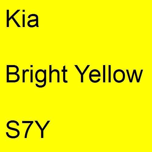 Kia, Bright Yellow, S7Y.